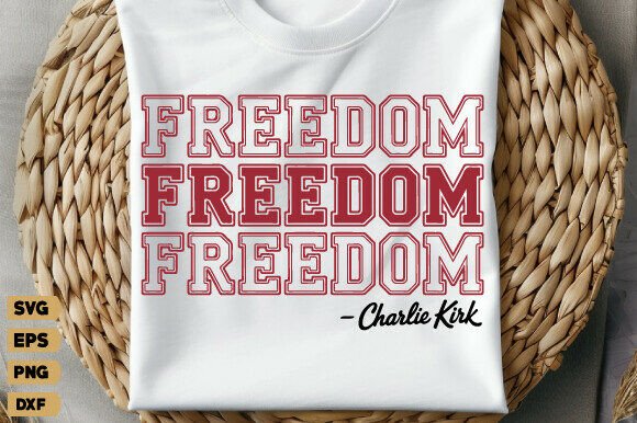 Charlie Kirk Freedom SVG Review for Real Embroidery Projects