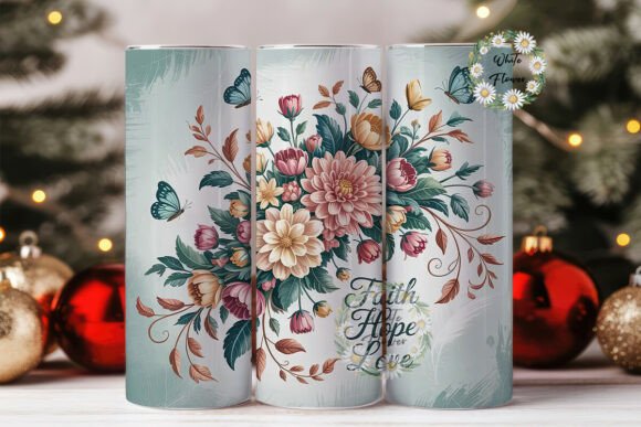 Floral Butterfly Faith Tumbler Wrap Review