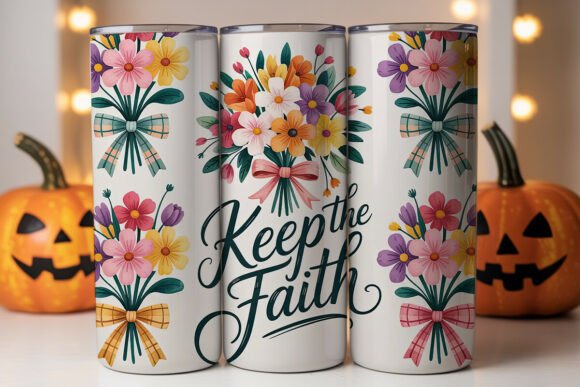 Keep the Faith Floral Tumbler Wrap Review
