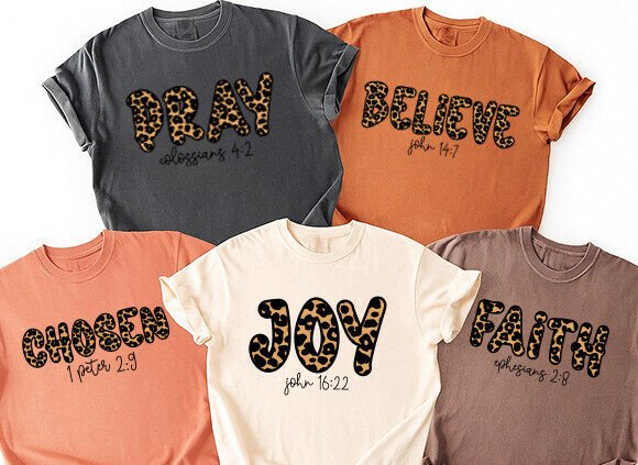 Leopard Bible Verse Bundle: Faith, Joy