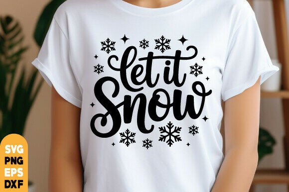 Let It Snow Png, Retro Christmas SVG Review for Real Embroidery Projects