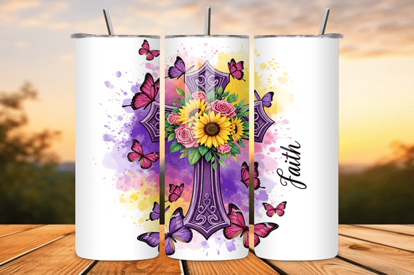Reviewing the Faith Cross Christian 20oz Tumbler Wrap