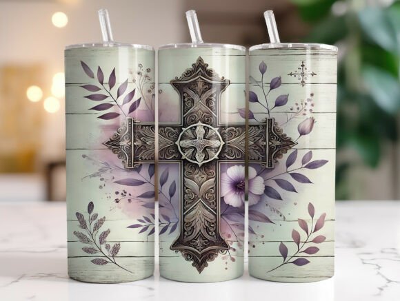 Rustic Faith Cross Tumbler Wrap Design Review for Real Projects